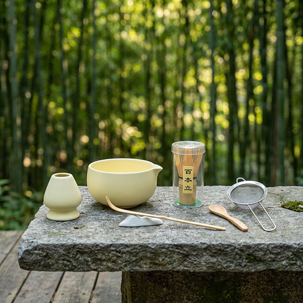 Ru Kiln Matcha Tea Set